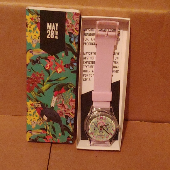 May 28th Accessories - May 28th watch floral pink nwt